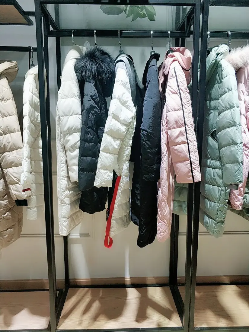 实体店服装进货渠道依凡欧冬季新款羽绒服尾货